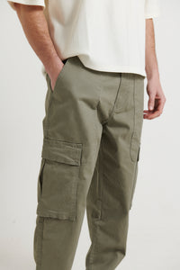 Damien Drop Cargo Pant Khaki