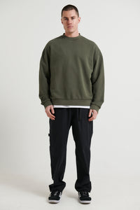 Francis Drop Sleeve Sweater Khaki