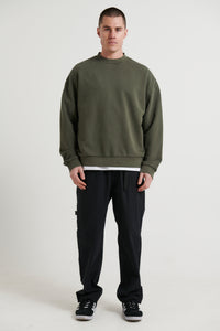 Francis Drop Sleeve Sweater Khaki