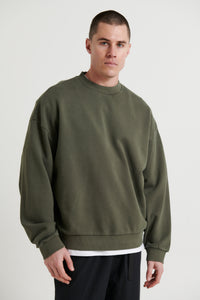 Francis Drop Sleeve Sweater Khaki