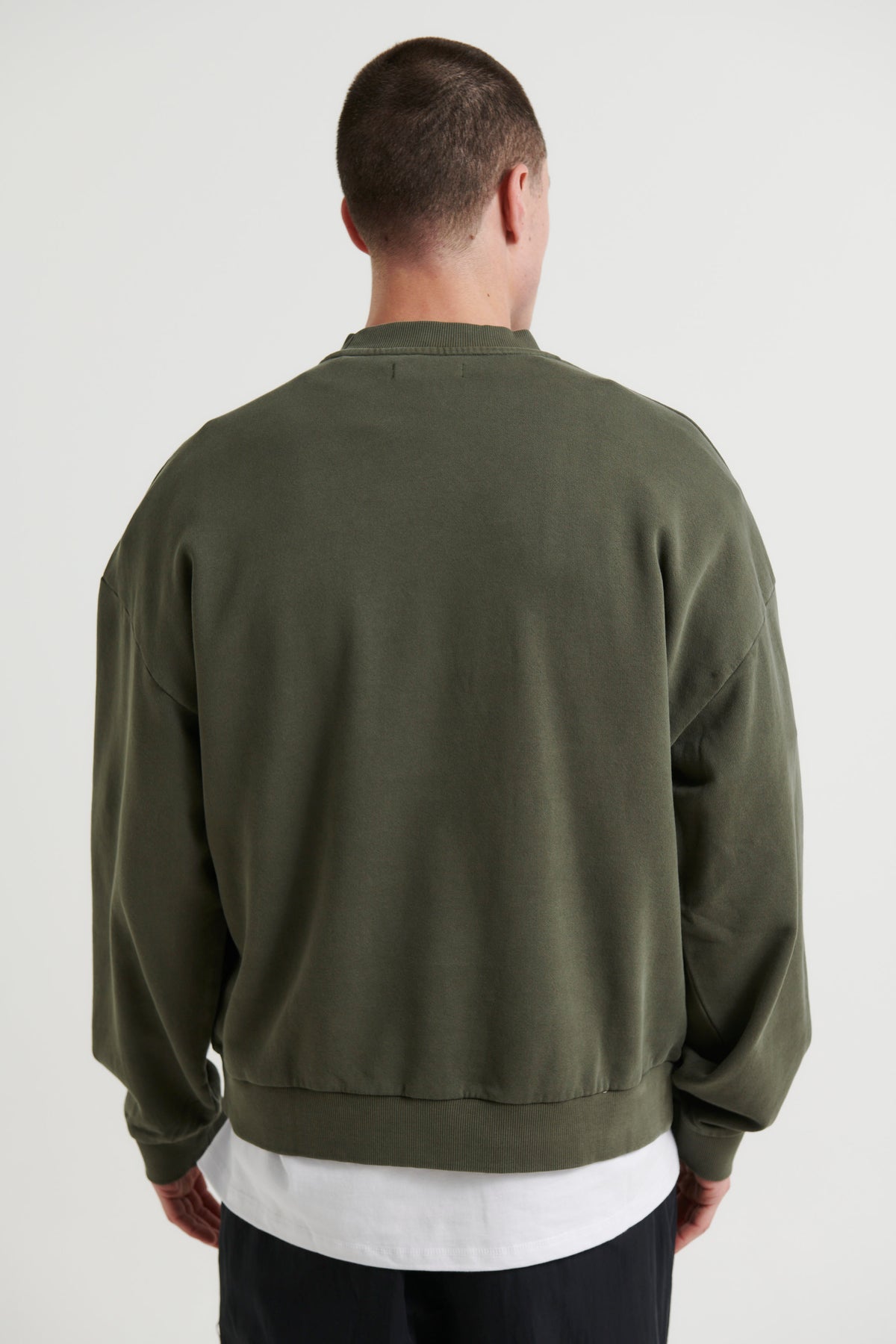 Francis Drop Sleeve Sweater Khaki