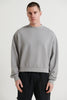 Baxter Crop Box Sweater Grey