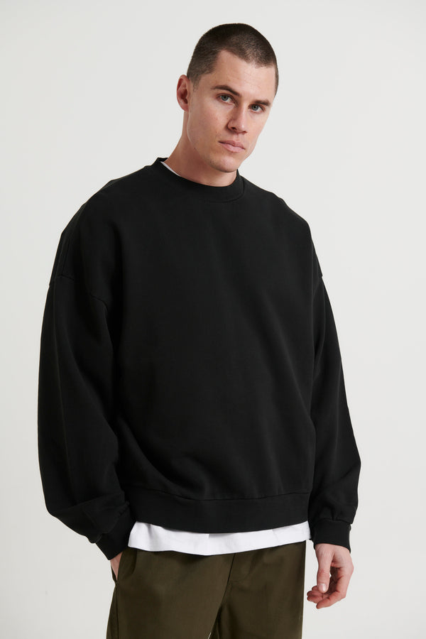 Francis Drop Sleeve Sweater Black