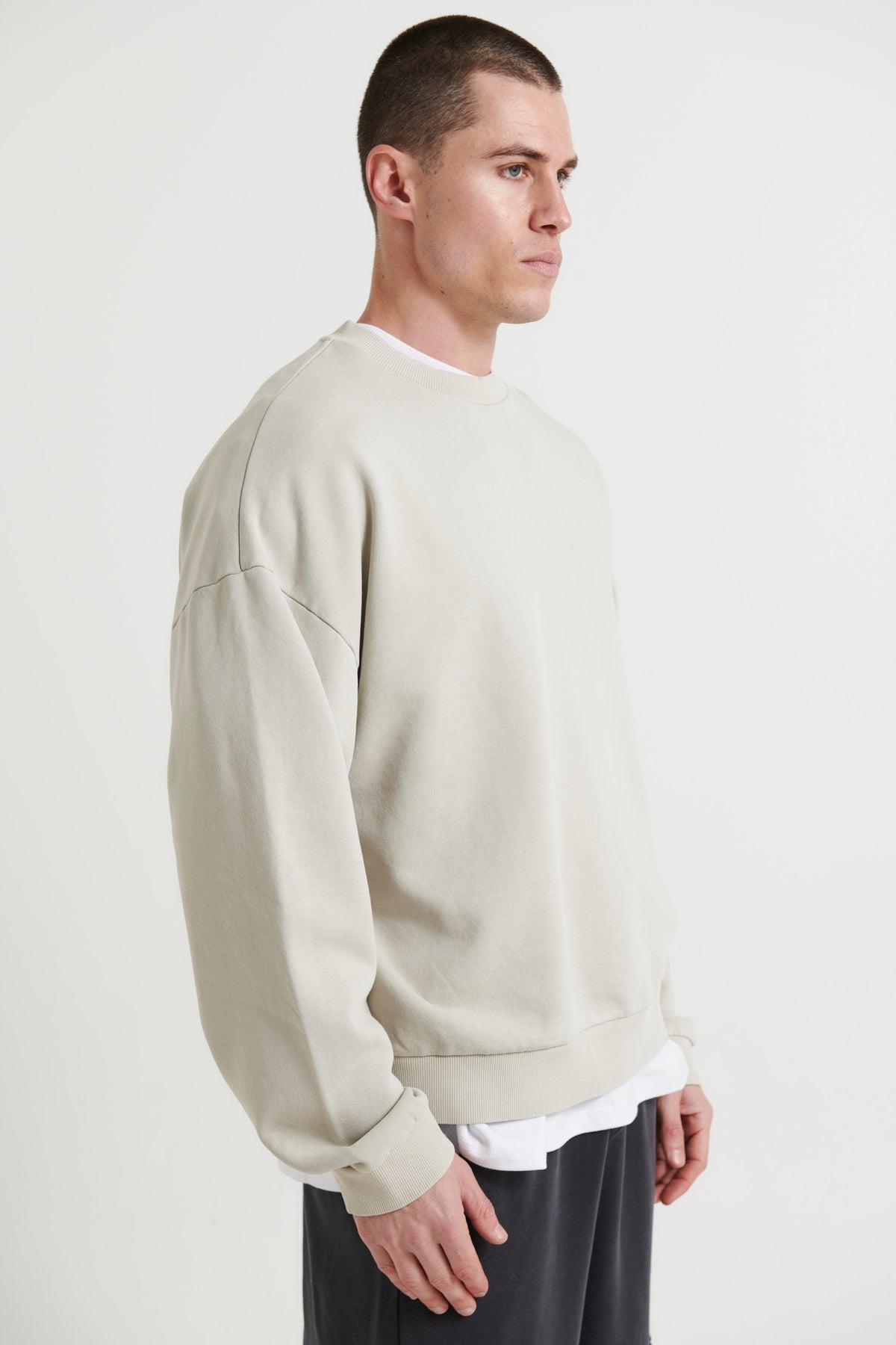 Francis Drop Sleeve Sweater Ivory