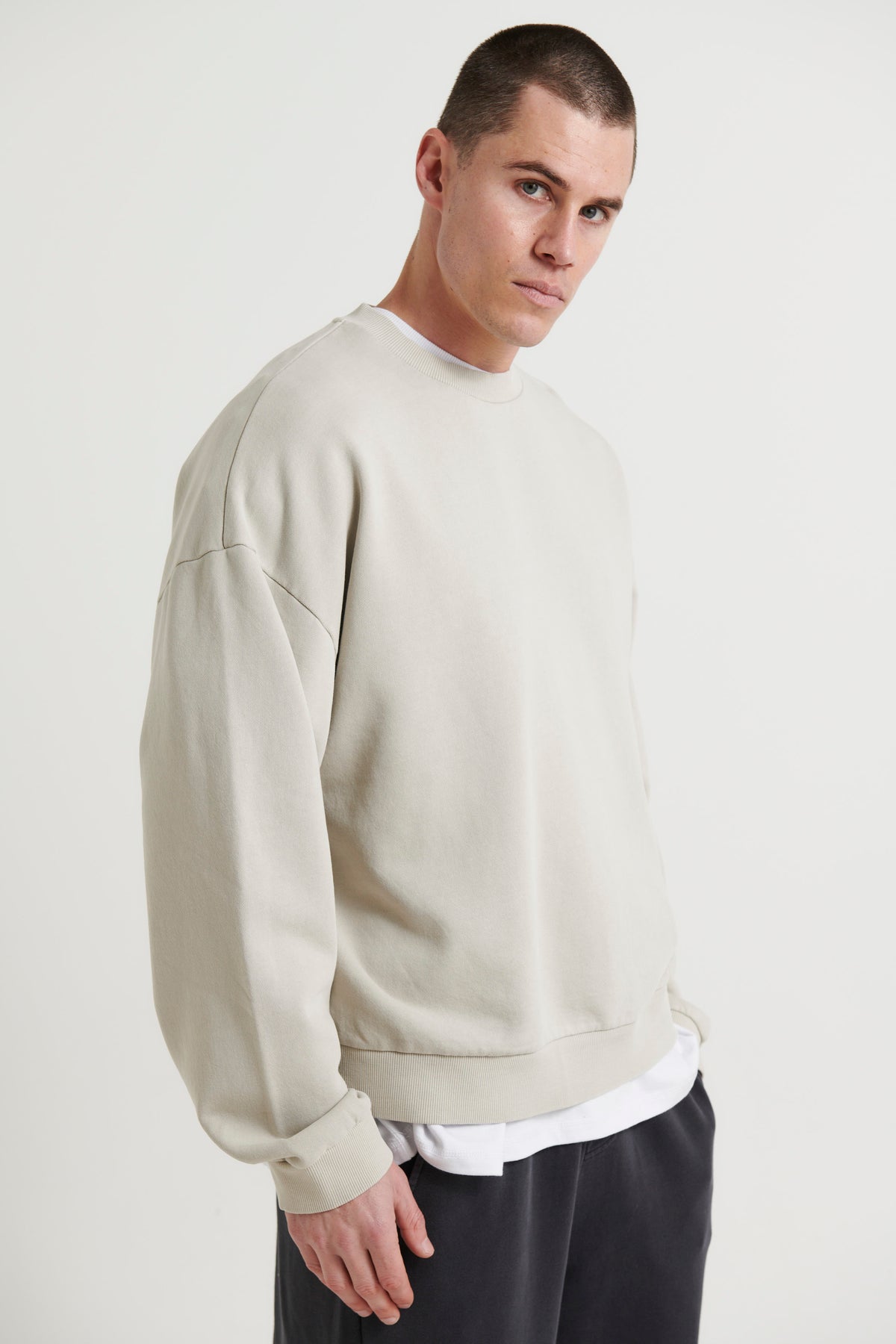 Francis Drop Sleeve Sweater Ivory