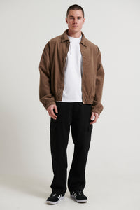 Collar Cord Bomber Choc