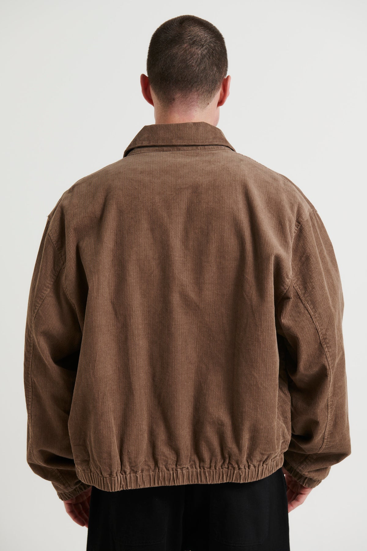 Collar Cord Bomber Choc