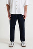 NTH Cropped Pleat Pant Navy