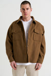 Heavyweight Box Overshirt Choc