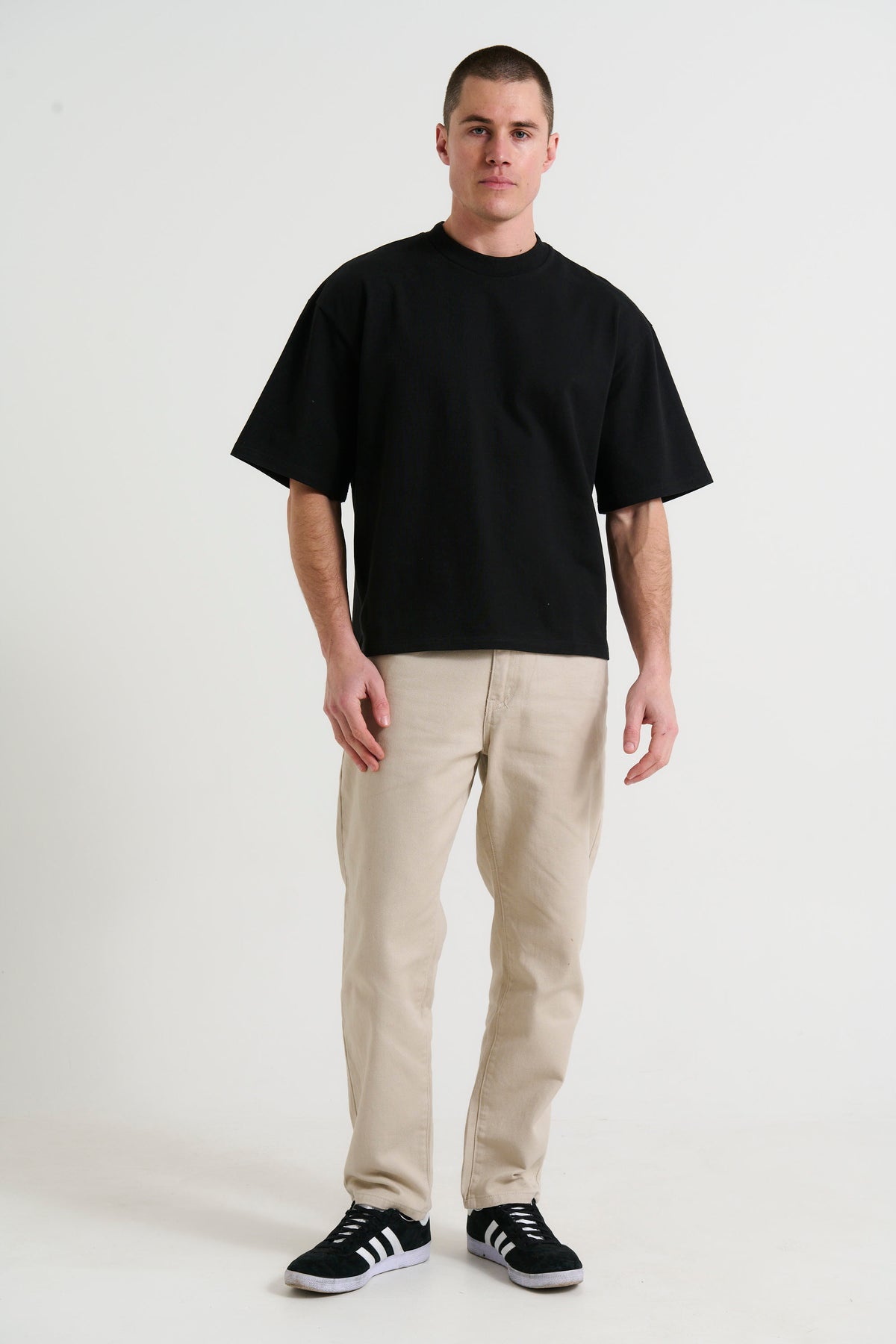 Emmett Box Tee Black