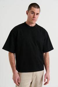 Emmett Box Tee Black