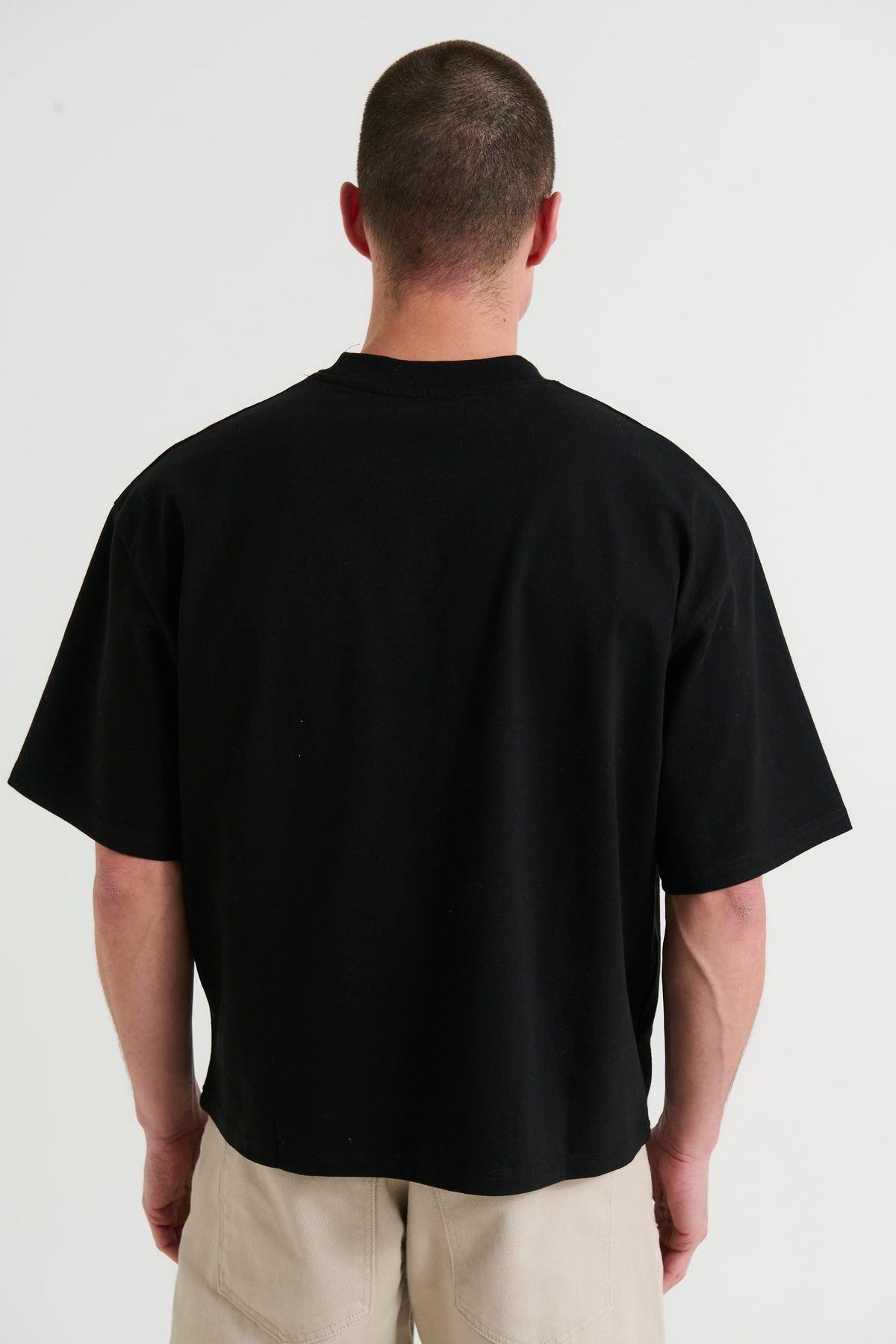 Emmett Box Tee Black