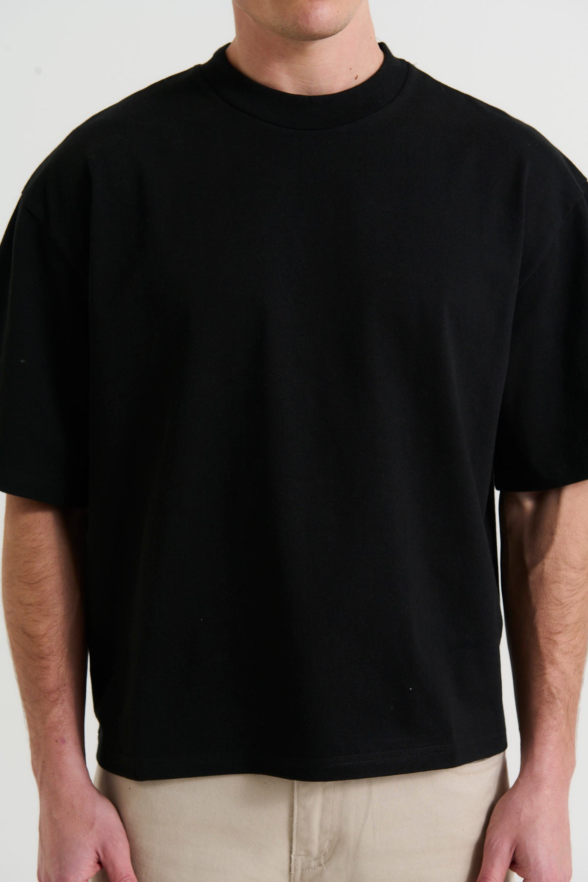 Emmett Box Tee Black