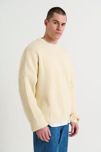 Drop Sleeve Heavy Knit Ivory