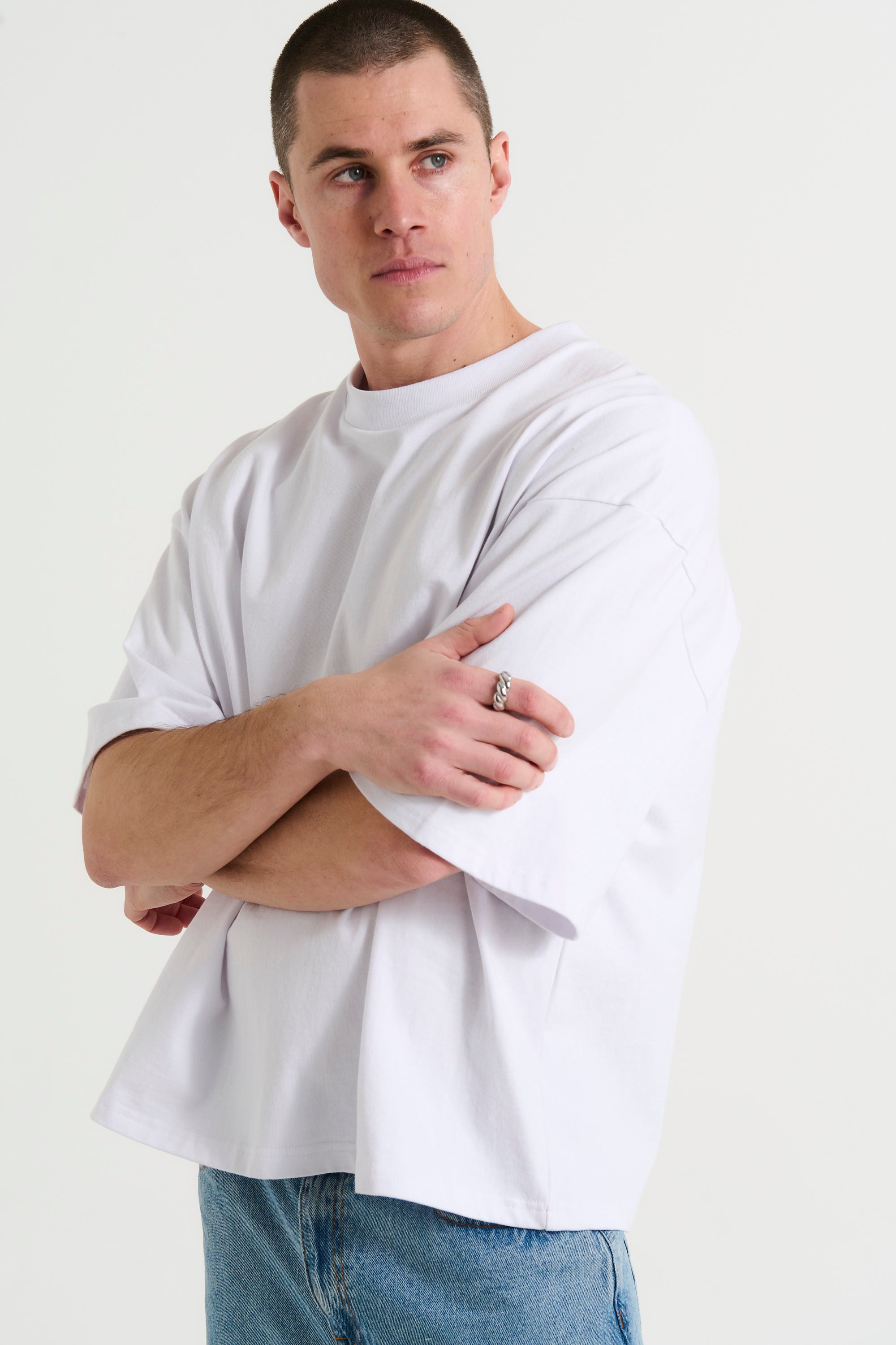 NTH Croissant Ring Silver - FINAL SALE