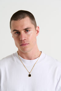 NTH Octagon Pendant Necklace Gold