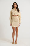 Dallas Shirt Dress Beige - FINAL SALE