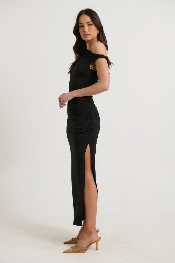 Tabitha Midi Dress Black