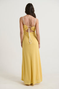 Beckett Maxi Dress Yellow - FINAL SALE