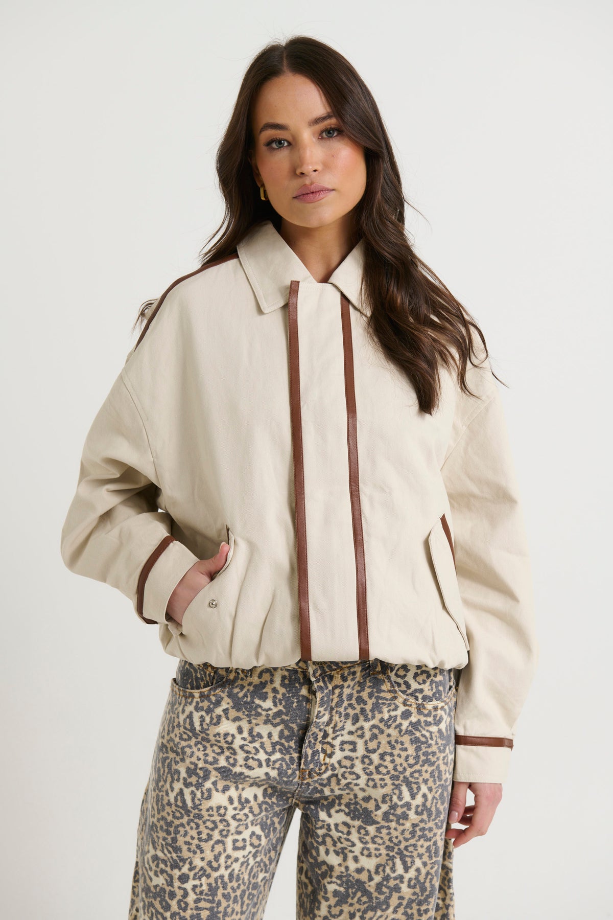 Kenny Bomber Beige