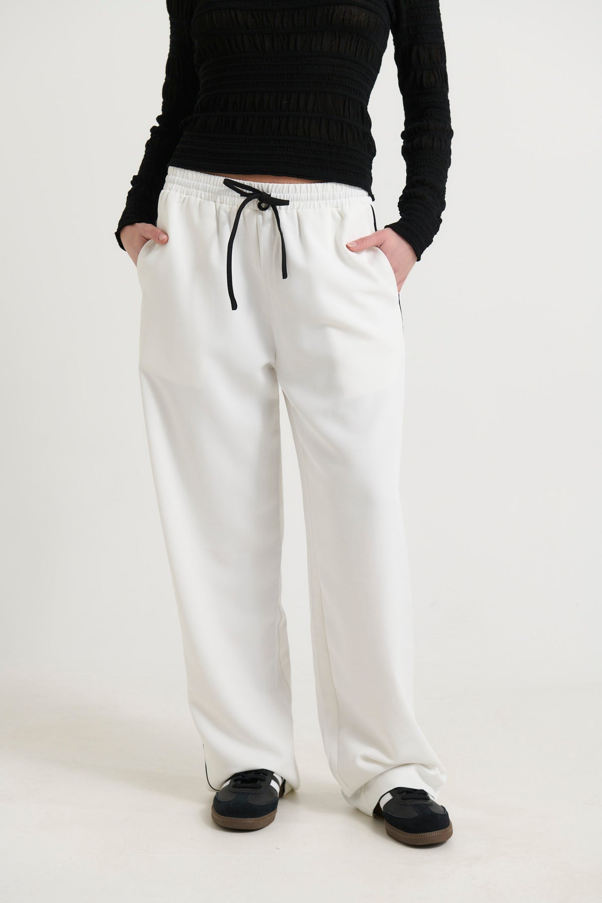 Lena Pant White