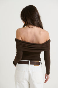 Alessandra Top Chocolate