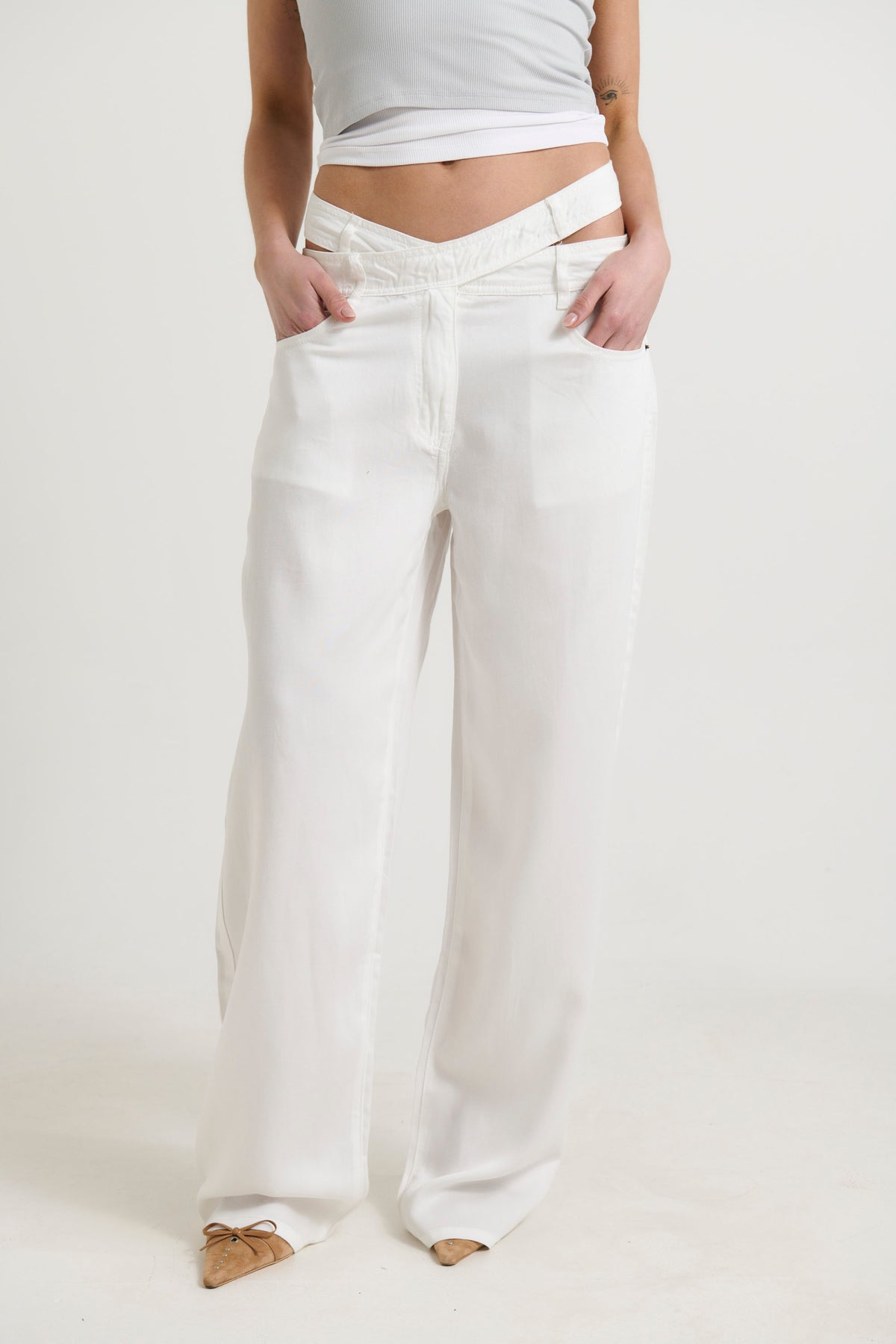 Palmer Pant Porcelain - FINAL SALE