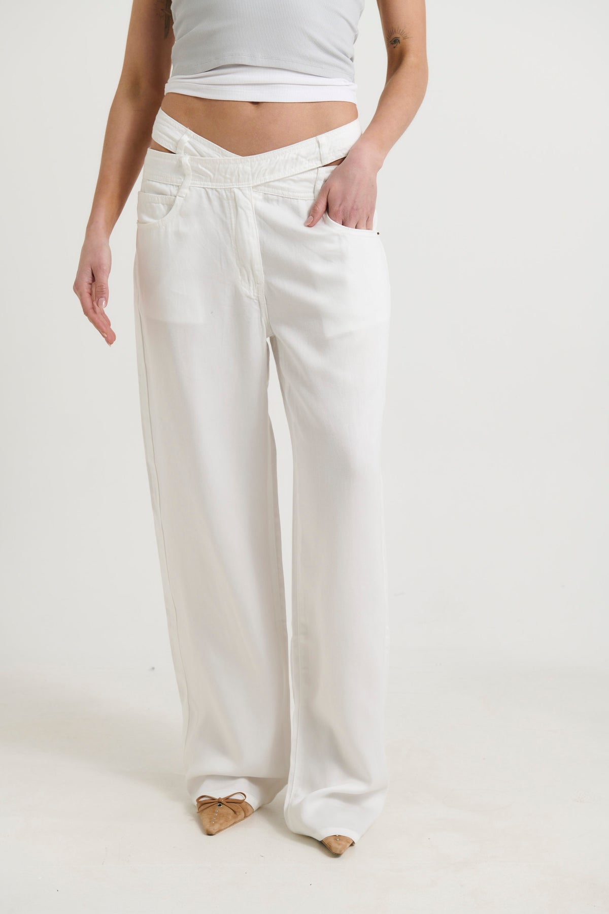 Palmer Pant Porcelain - FINAL SALE