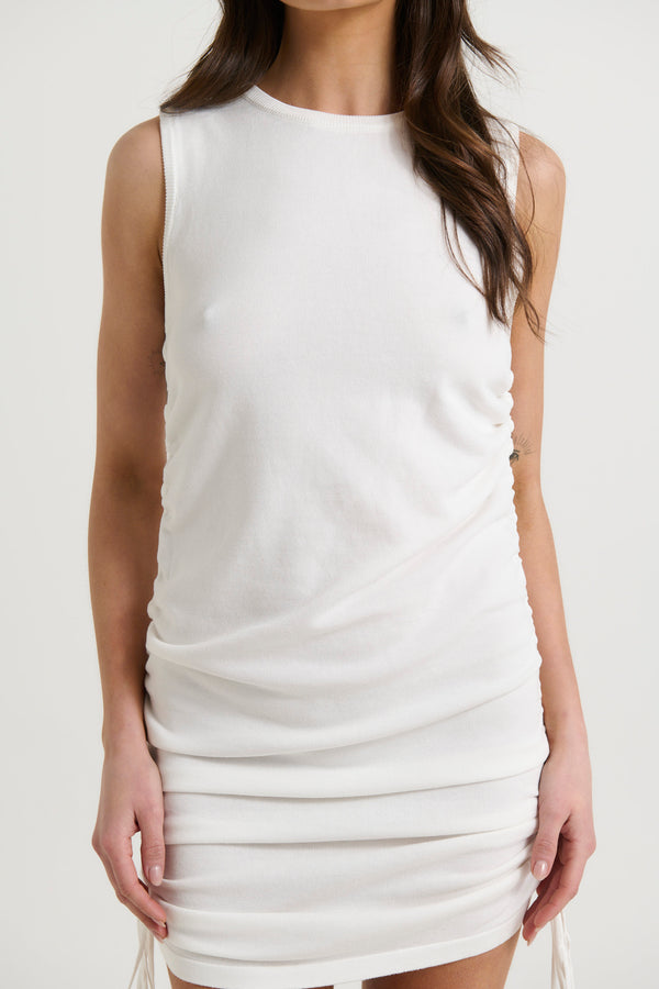 Nikki Dress White - FINAL SALE