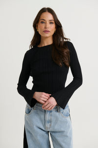 Carli Top Black - FINAL SALE