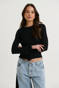 Carli Top Black - FINAL SALE