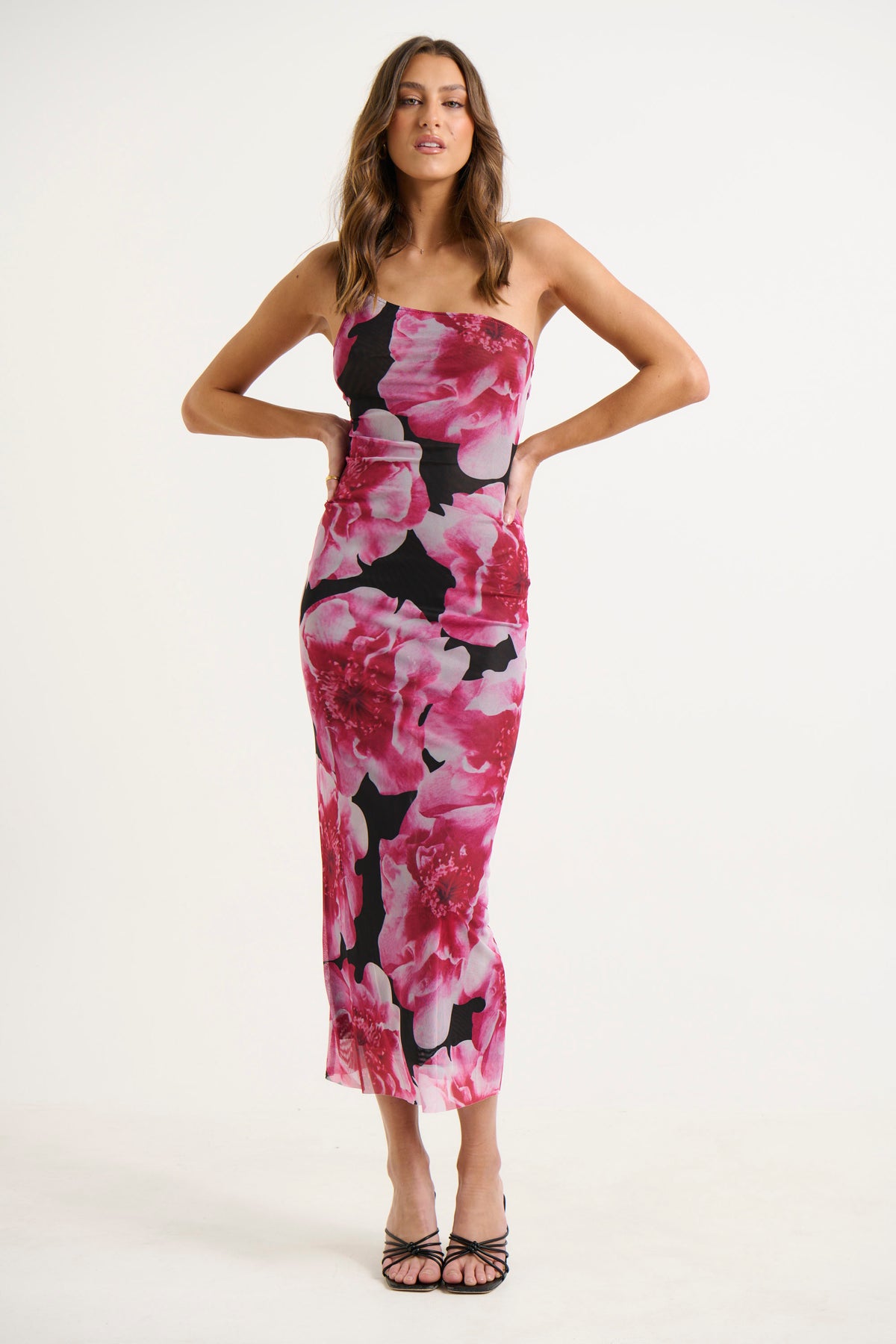 Sapphire Midi Dress Pink - FINAL SALE