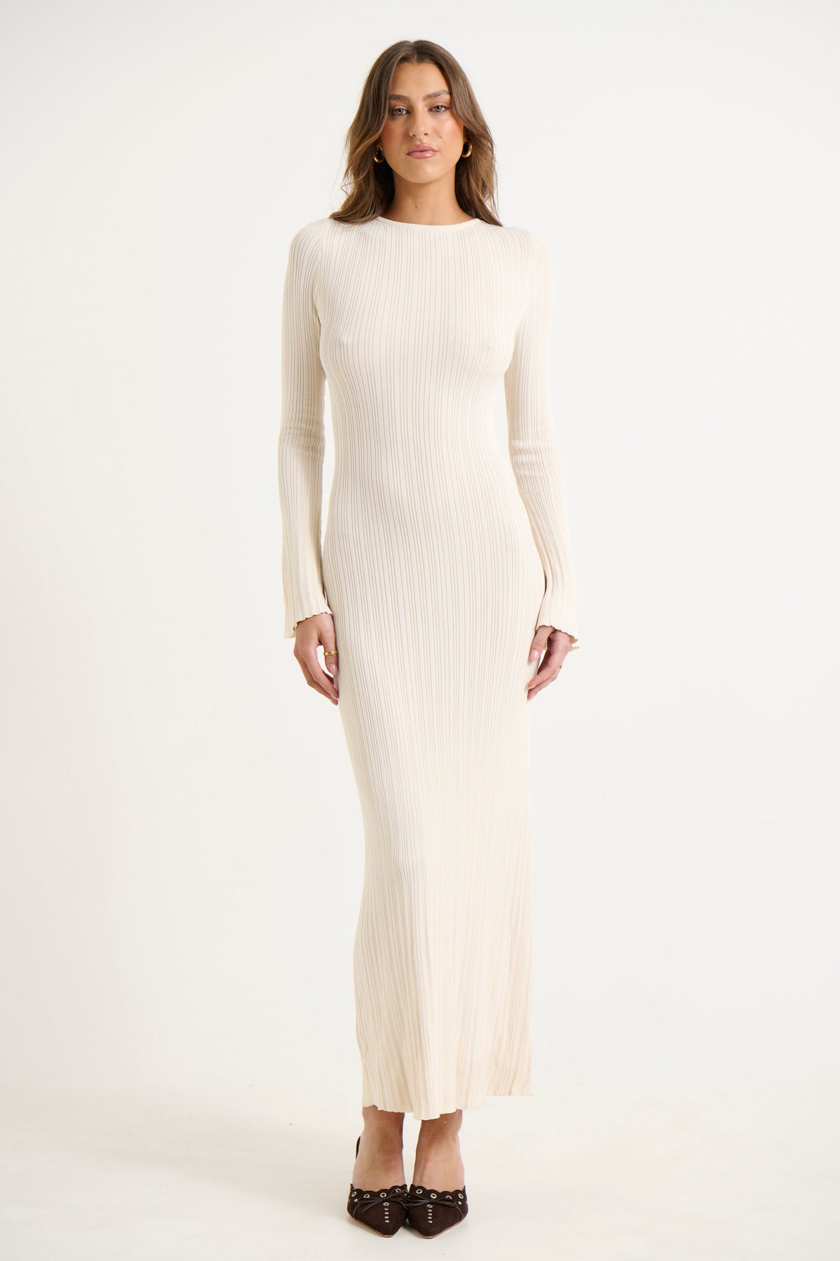 Millie Maxi Dress Cream - FINAL SALE