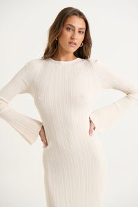 Millie Maxi Dress Cream - FINAL SALE