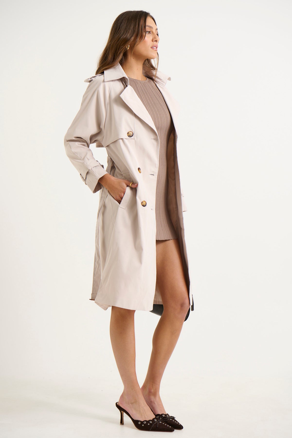 Lia Trench Bone