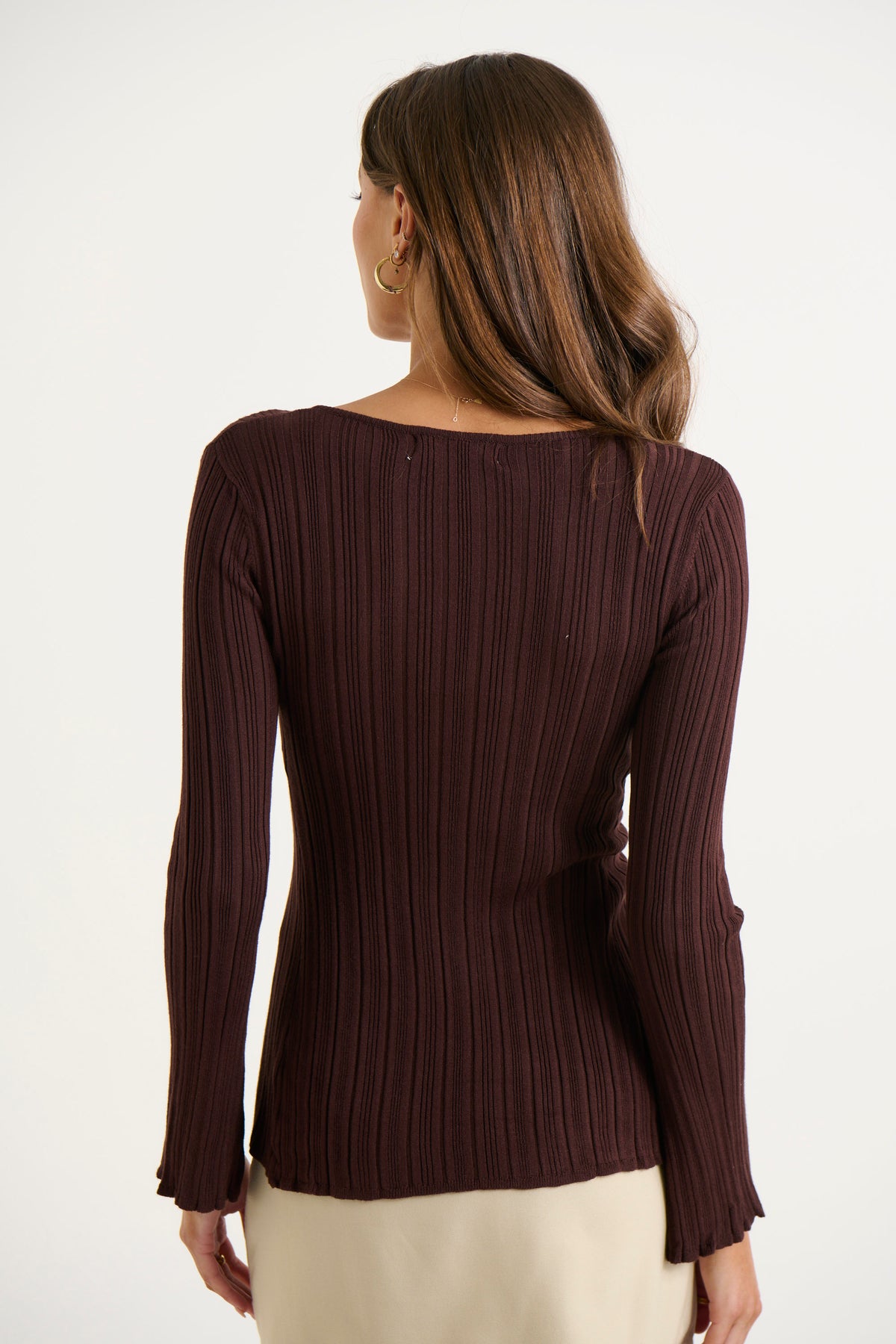 Adeline Long Sleeve Dark Choc