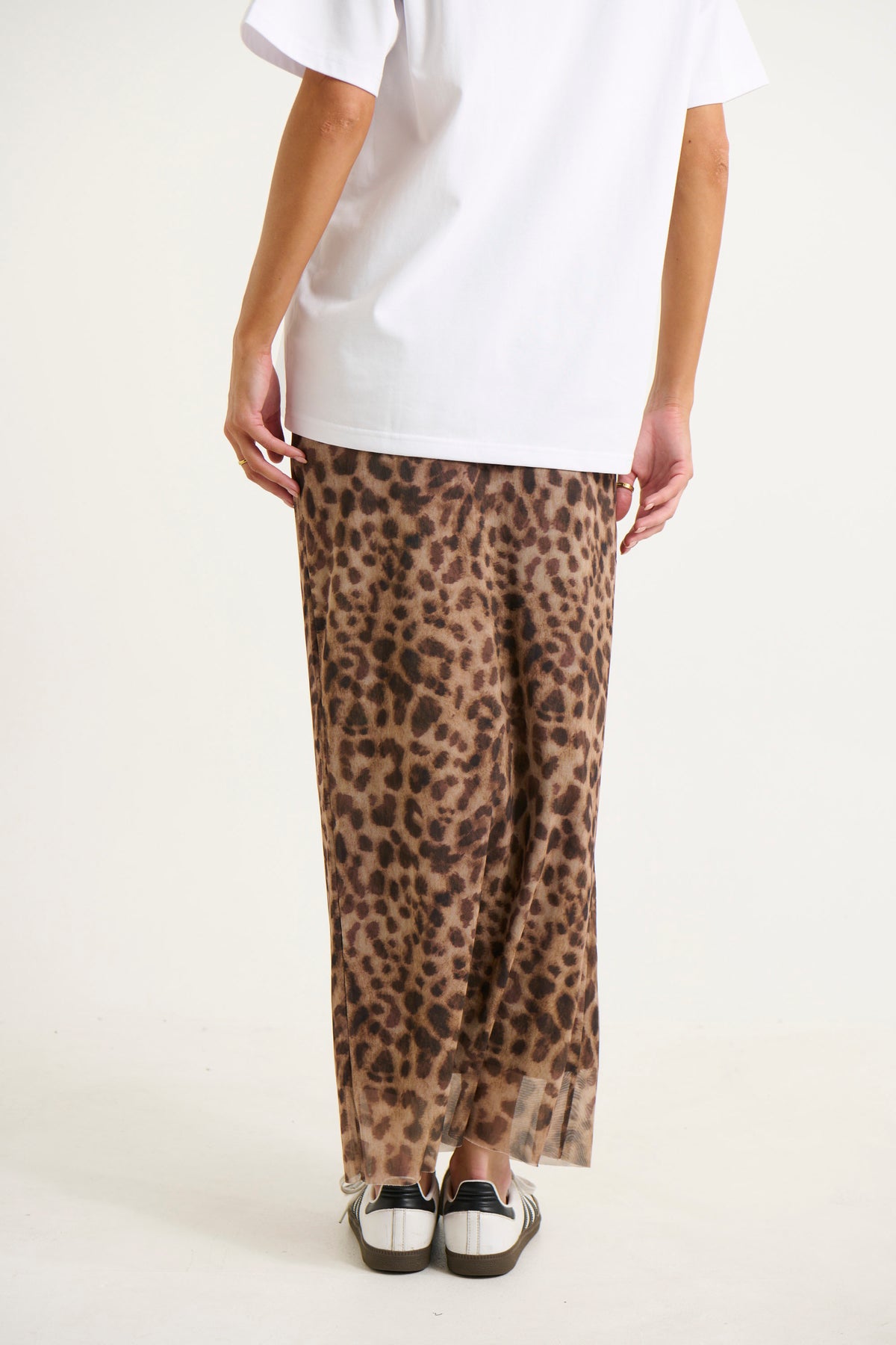 Louie Maxi Skirt Leopard