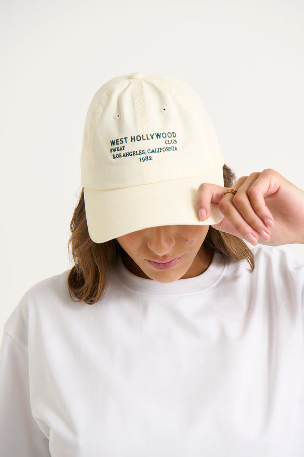 West Hollywood Sweat Cap Ivory