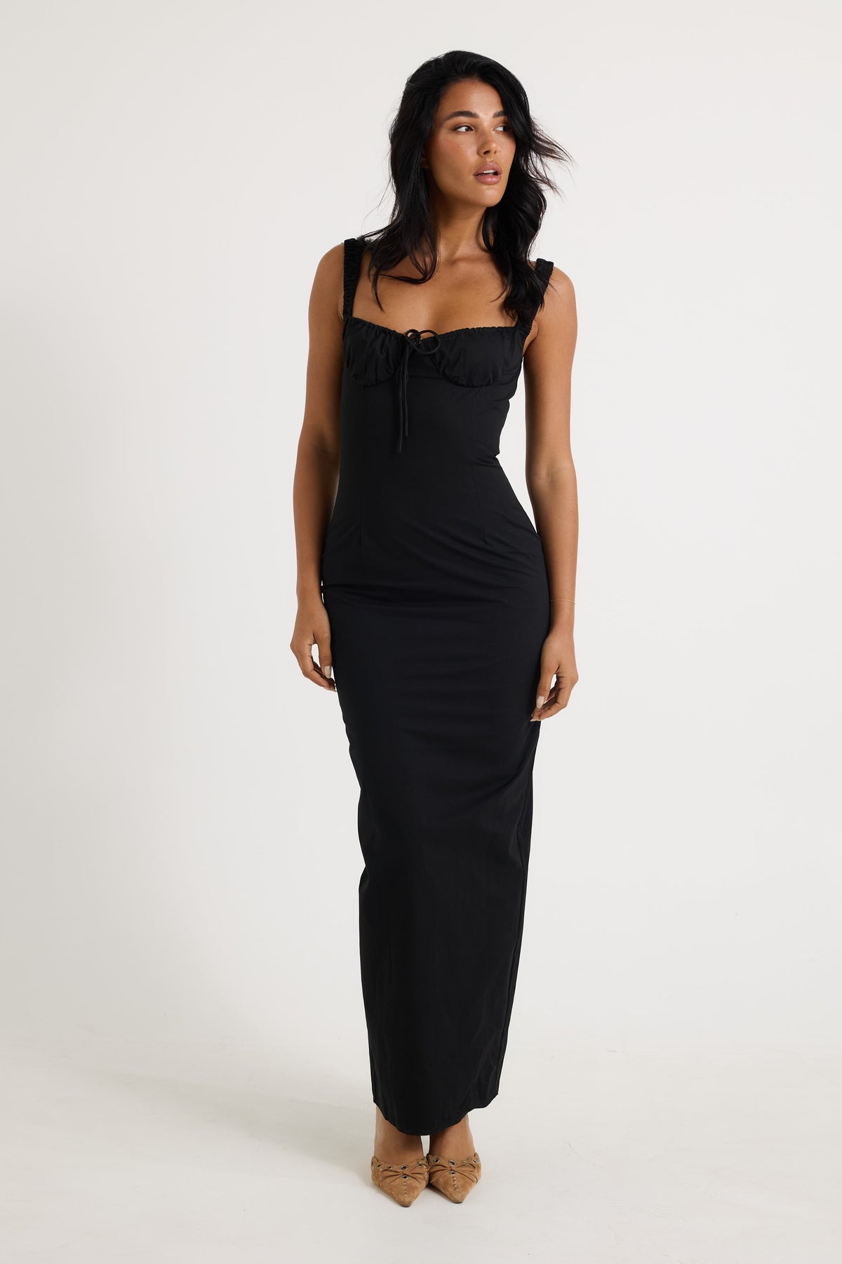 Hot Nights Maxi Dress Black