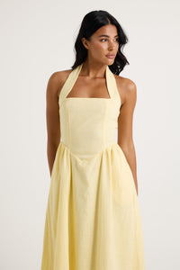 Locklea Midi Dress Lemon