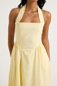 Locklea Midi Dress Lemon