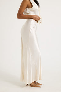 Prim Maxi Skirt Pearl