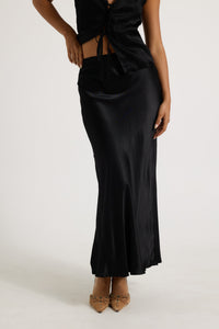 Prim Maxi Skirt Black