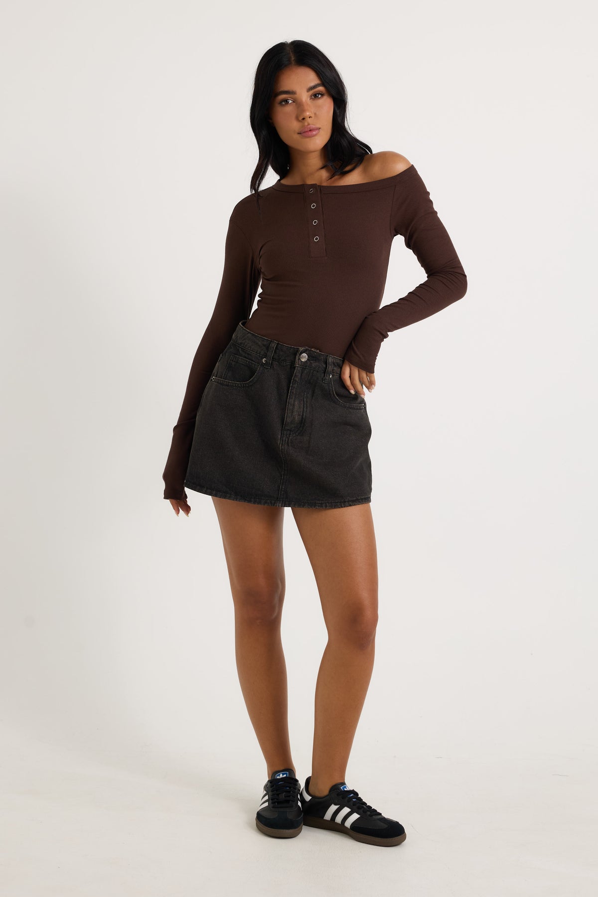 Hurley Skort Washed Black