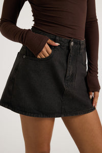 Hurley Skort Washed Black