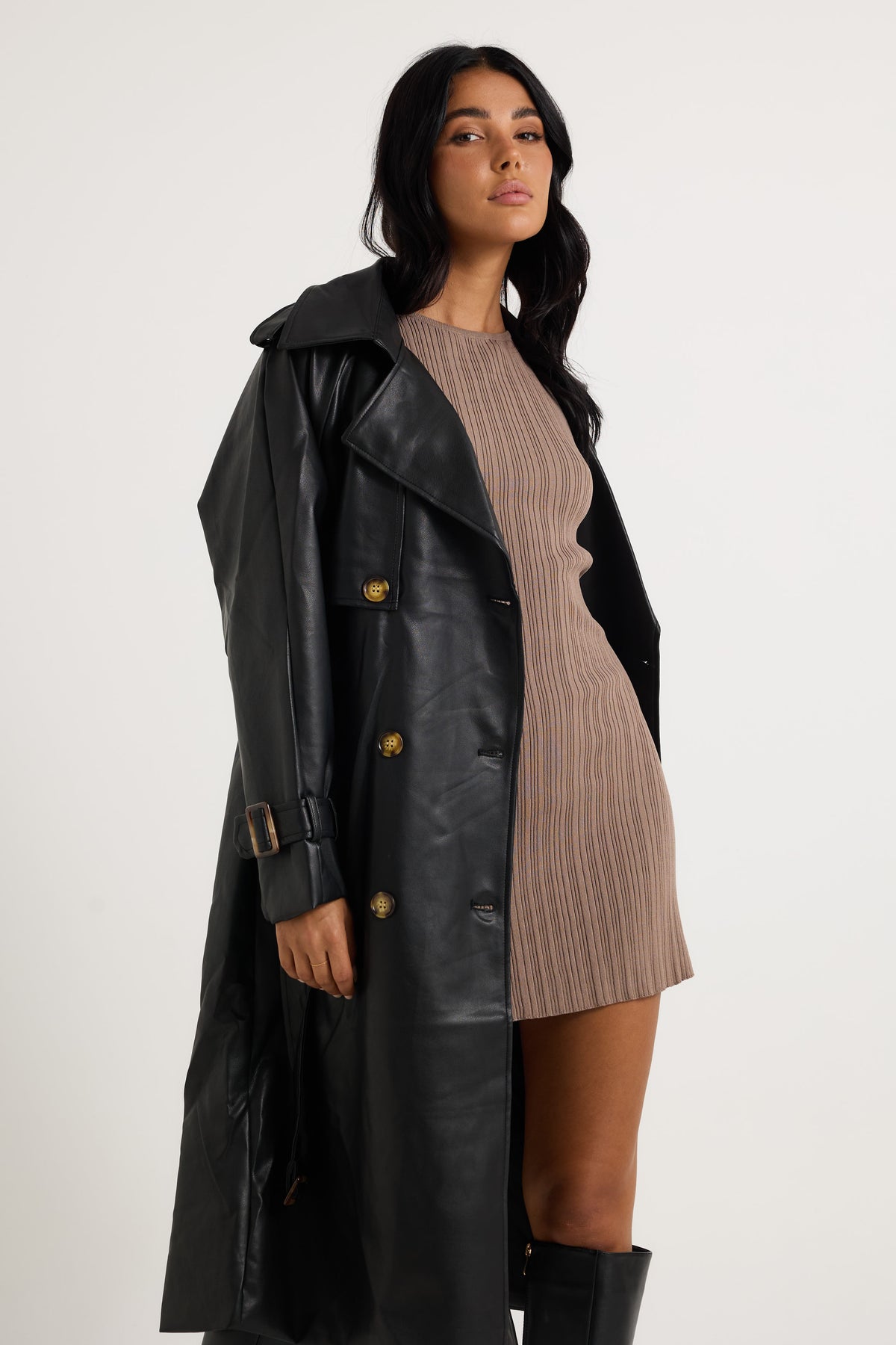 Sadie Trench Black