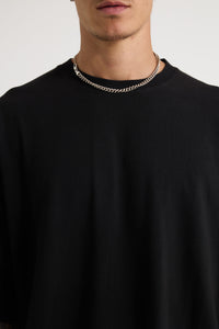 Ruben Cotton Pique Tee Black