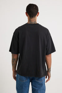 Stone Washed Tee Black