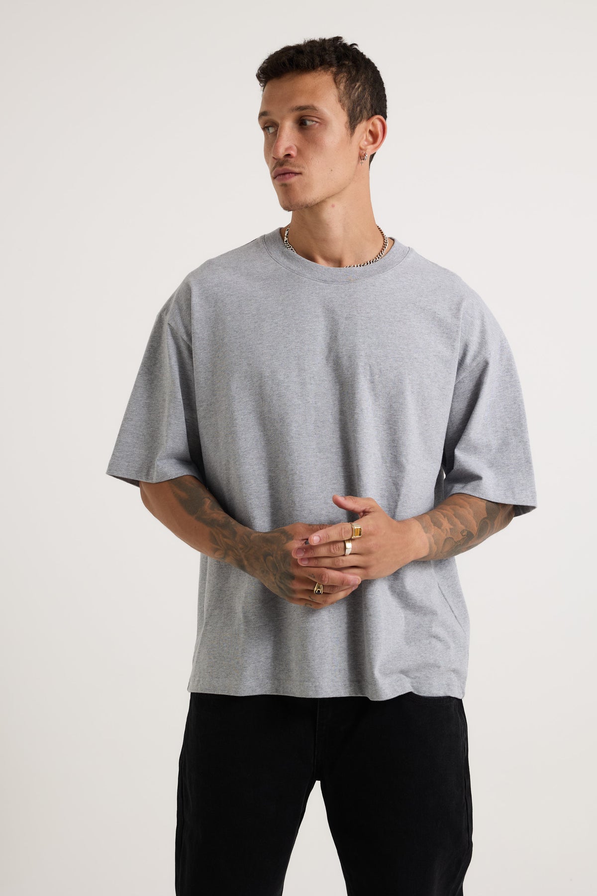 Premium Heavyweight Tee Grey