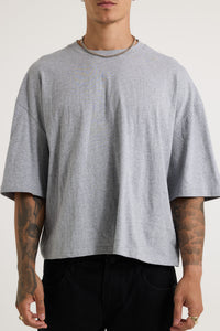 NTH Crop Box Tee Grey